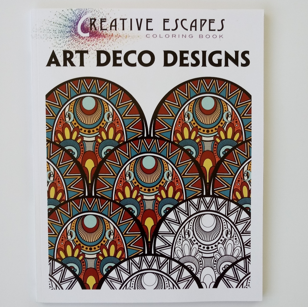 Creative Escapes Coloring Book: Art Deco Designs